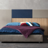 Upholstered fabric headboard