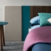 Upholstered fabric headboard