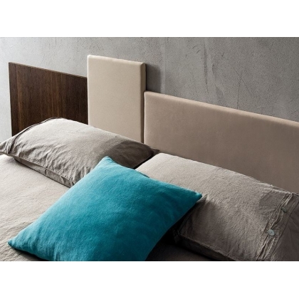 Upholstered fabric headboard